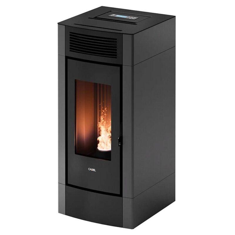 Stufa a pellet Cadel Cristal 9 Airtech colore antracite